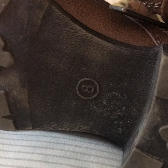 Breckelle’s tan studded leather boots, size 8 - Picture 6 of 6